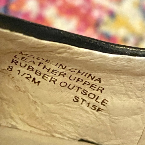 Michael Kors Sabrina Platform leather almond toe pumps -black size 8&1/2 - Picture 12 of 12